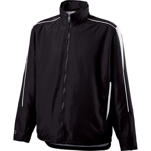 Holloway Youth Aggression Jacket (229262-C), Color 'Black/White'